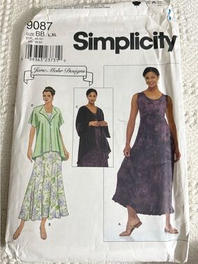 Simplicity Pattern 9087 BB for Misses’ Dress and Jacket
